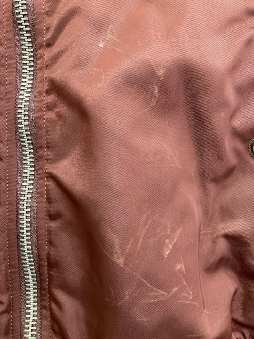 DIESEL（ディーゼル）DIESEL (ディーゼル) J-FIGHTERS-NW ダメージ加工リバーシブルボンバージャケット　A06290 レッド サイズ:Mの古着・服飾アイテム