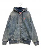 DIESELディーゼル）の古着「Denim Hoodie　A03938」｜インディゴ