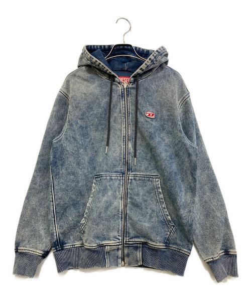 DIESEL（ディーゼル）DIESEL (ディーゼル) Denim Hoodie　A03938 インディゴ サイズ:Sの古着・服飾アイテム