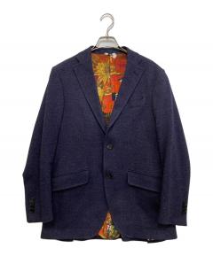 【クルチアーニ】ニットジャケット　50 ネイビー 中古・古着通販】Cruciani (クルチアーニ) メランジニットジャケット