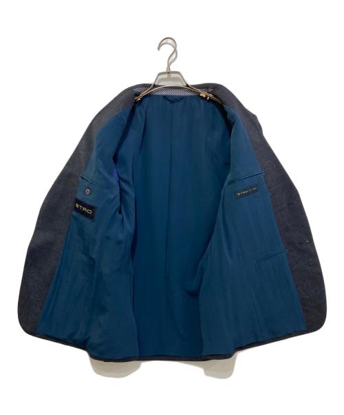 ETRO（エトロ）ETRO (エトロ) ウールシルクテーラードジャケット　132-11834-2512 グレー サイズ:46の古着・服飾アイテム