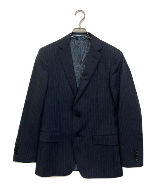 ETRO（エトロ）ETRO (エトロ) ウールセットアップスーツ　232-1A940-0064 ネイビー サイズ:46の古着・服飾アイテム