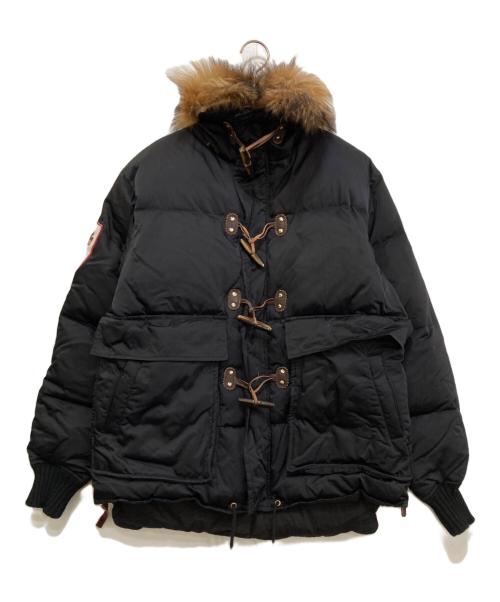 DSQUARED2（ディースクエアード）DSQUARED2 (ディースクエアード) フライトダウンジャケット ブラック サイズ:Lの古着・服飾アイテム