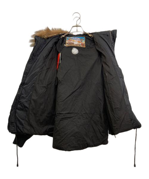 DSQUARED2（ディースクエアード）DSQUARED2 (ディースクエアード) フライトダウンジャケット ブラック サイズ:Lの古着・服飾アイテム