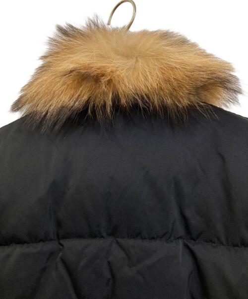 DSQUARED2（ディースクエアード）DSQUARED2 (ディースクエアード) フライトダウンジャケット ブラック サイズ:Lの古着・服飾アイテム