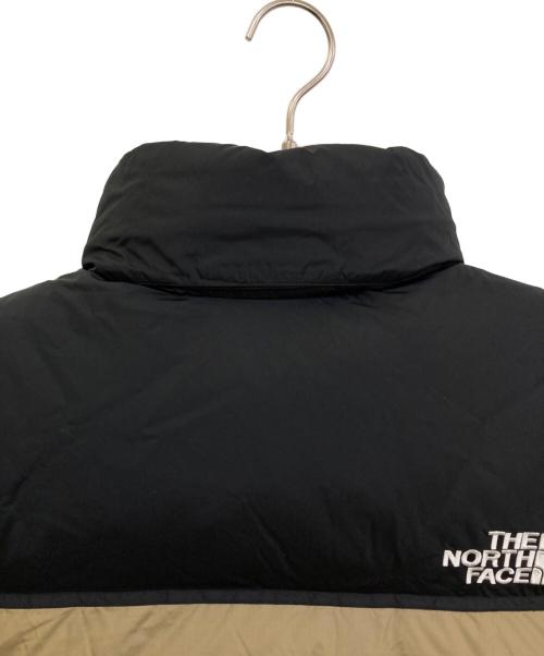THE NORTH FACE（ザ ノース フェイス）THE NORTH FACE (ザ ノース フェイス) ヌプシベスト ブラック×ベージュ サイズ:Lの古着・服飾アイテム