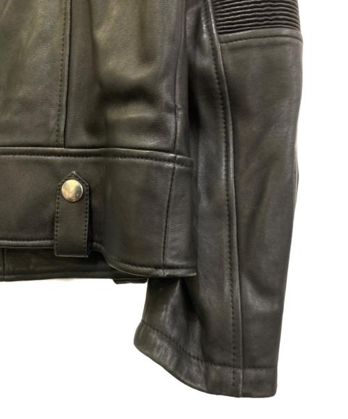 DIESEL（ディーゼル）DIESEL (ディーゼル) L-STARKVILLE ラムレザーダブルライダースジャケット ブラック サイズ:Lの古着・服飾アイテム