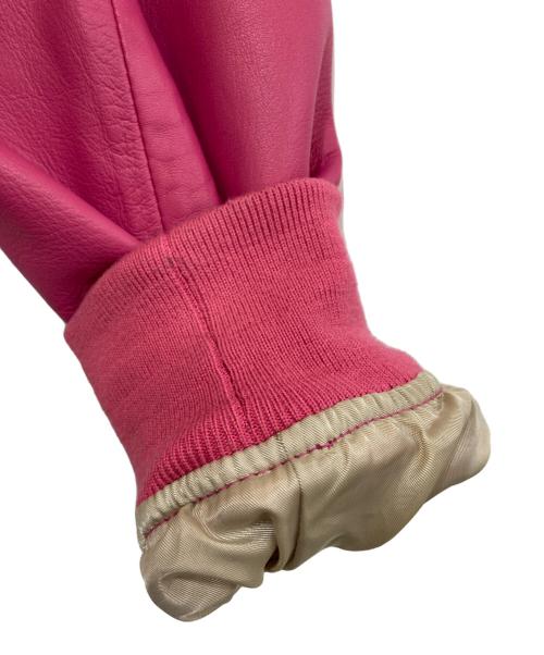 AVIREX（アヴィレックス）AVIREX (アヴィレックス) LIGHT SIGNATURE VARSITY JACKET 783-3950007 ピンク サイズ:XLの古着・服飾アイテム