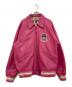 AVIREX（アヴィレックス）の古着「LIGHT SIGNATURE VARSITY JACKET 783-3950007」｜ピンク