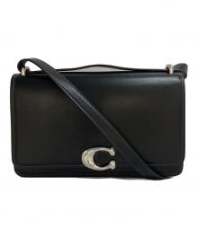 COACH（コーチ）の古着「バンディットレザーショルダーバッグ」｜ブラック