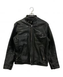Schott（ショット）の古着「カウハイドシングルライダースジャケット 141」｜ブラック