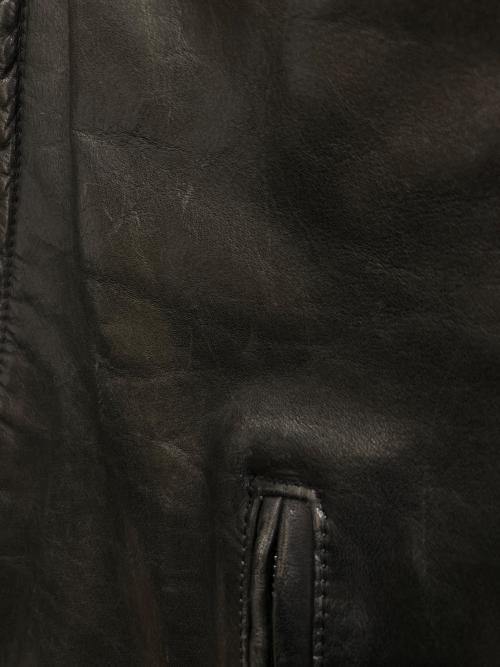 Schott（ショット）Schott (ショット) カウハイドシングルライダースジャケット 141 ブラック サイズ:38の古着・服飾アイテム
