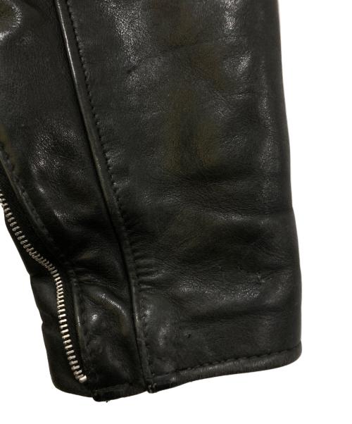Schott（ショット）Schott (ショット) カウハイドシングルライダースジャケット 141 ブラック サイズ:38の古着・服飾アイテム
