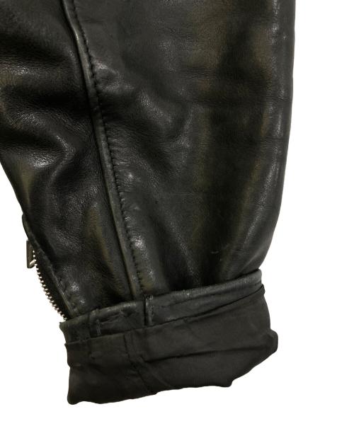 Schott（ショット）Schott (ショット) カウハイドシングルライダースジャケット 141 ブラック サイズ:38の古着・服飾アイテム