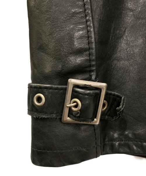 Schott（ショット）Schott (ショット) カウハイドシングルライダースジャケット 141 ブラック サイズ:38の古着・服飾アイテム