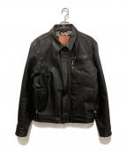 DEGNER×GUSSAN×TEAM MATAGARI 跨デグナー××）の古着「カウレザージャケット」｜ブラック