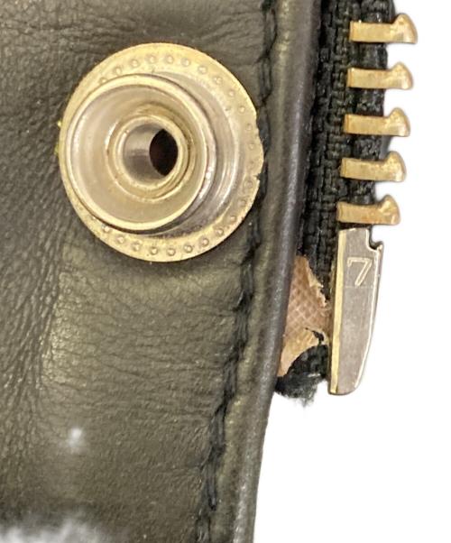 DEGNER（デグナー）DEGNER (デグナー) GUSSAN TEAM MATAGARI 跨 カウレザージャケット ブラック サイズ:XLの古着・服飾アイテム