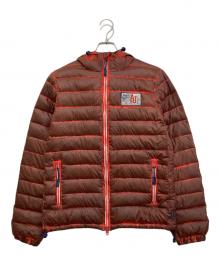 ARMANI JEANS（アルマーニジーンズ）の古着「レッドポイントライトダウンジャケット」｜レッド