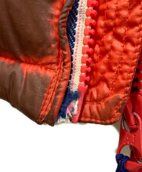 ARMANI JEANS（アルマーニジーンズ）ARMANI JEANS (アルマーニジーンズ) レッドポイントライトダウンジャケット レッド サイズ:44の古着・服飾アイテム