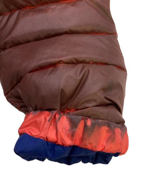 ARMANI JEANS（アルマーニジーンズ）ARMANI JEANS (アルマーニジーンズ) レッドポイントライトダウンジャケット レッド サイズ:44の古着・服飾アイテム