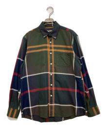 Barbour（バブアー）の古着「Renford タータン チェック シャツ オーバーサイズフィット　252MSH5514」｜グリーン