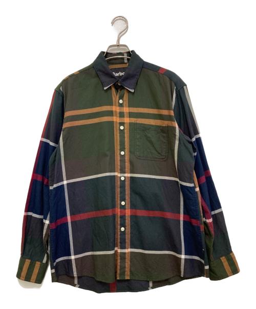 Barbour（バブアー）Barbour (バブアー) Renford タータン チェック シャツ オーバーサイズフィット　252MSH5514 グリーン サイズ:36の古着・服飾アイテム