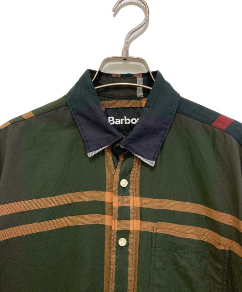 Barbour（バブアー）Barbour (バブアー) Renford タータン チェック シャツ オーバーサイズフィット　252MSH5514 グリーン サイズ:36の古着・服飾アイテム