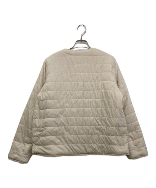 SOEJU（ソージュ）SOEJU (ソージュ) リバーシブルノーカラージャケット　S-02-CT-017 ベージュ サイズ:FREEの古着・服飾アイテム