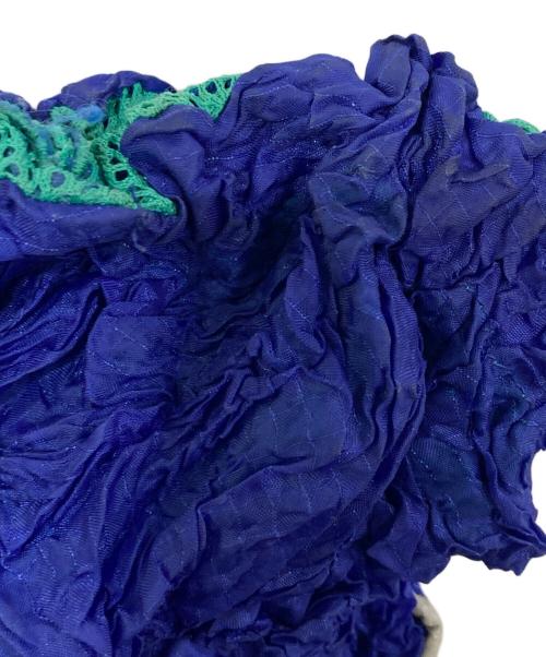 ISSEY MIYAKE（イッセイミヤケ）ISSEY MIYAKE (イッセイミヤケ) 00AW パッカブル シワ加工プルオーバーシャツ ブルー サイズ:2の古着・服飾アイテム