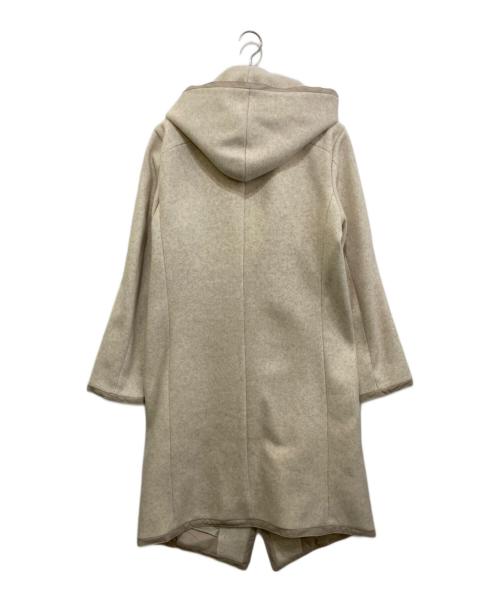NO ID.（ノーアイディー）NO ID. (ノーアイディー) パイピングフーデッドロングコート アイボリー サイズ:1の古着・服飾アイテム