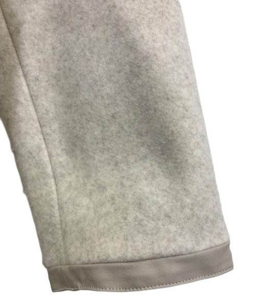 NO ID.（ノーアイディー）NO ID. (ノーアイディー) パイピングフーデッドロングコート アイボリー サイズ:1の古着・服飾アイテム