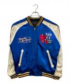 TED COMPANYテッドカンパニー）の古着「リバーシブルスカジャン」｜ブルー