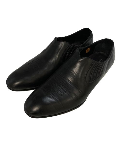 CALMANTHOLOGY（カルマンソロジー）CALMANTHOLOGY (カルマンソロジー) レザーシューズ ブラック サイズ:サイズ表記なしの古着・服飾アイテム
