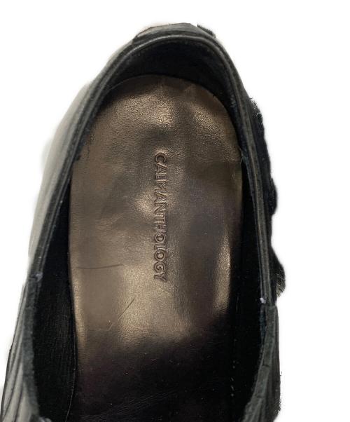 CALMANTHOLOGY（カルマンソロジー）CALMANTHOLOGY (カルマンソロジー) レザーシューズ ブラック サイズ:サイズ表記なしの古着・服飾アイテム