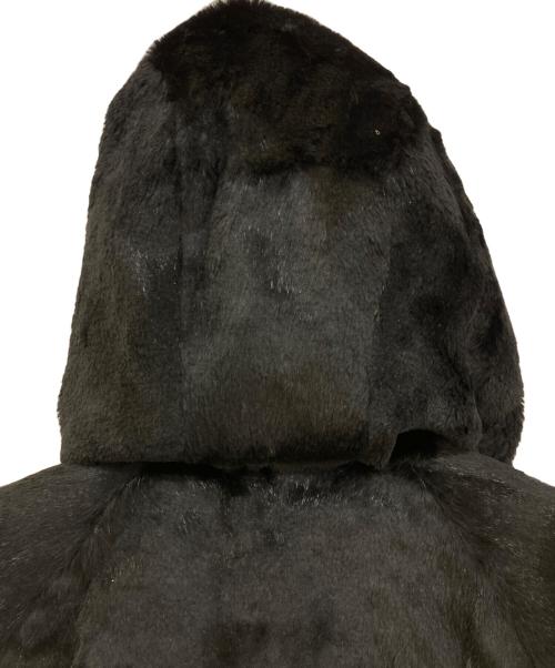 ADORE（アドーア）ADORE (アドーア) ラビットファー×ラムレザー切替ジャケット ブラック サイズ:38の古着・服飾アイテム