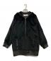 ADORE（アドーア）の古着「ラビットファー×ラムレザー切替ジャケット」｜ブラック
