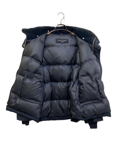 COMME des GARCONS HOMME（コムデギャルソン オム）COMME des GARCONS HOMME (コムデギャルソン オム) 綿ナイロンウェザーx綿コーデュロイ ブルゾン ネイビー サイズ:Sの古着・服飾アイテム