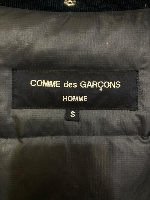 COMME des GARCONS HOMME（コムデギャルソン オム）COMME des GARCONS HOMME (コムデギャルソン オム) 綿ナイロンウェザーx綿コーデュロイ ブルゾン ネイビー サイズ:Sの古着・服飾アイテム