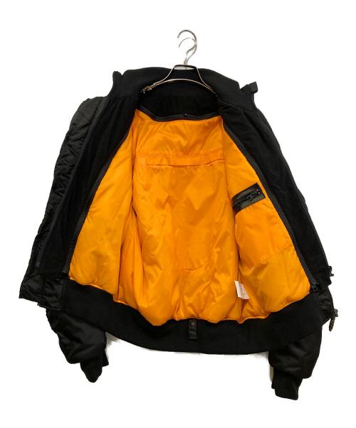 VANSON（バンソン）VANSON (バンソン) MA-1フライトジャケット ブラック サイズ:XLの古着・服飾アイテム