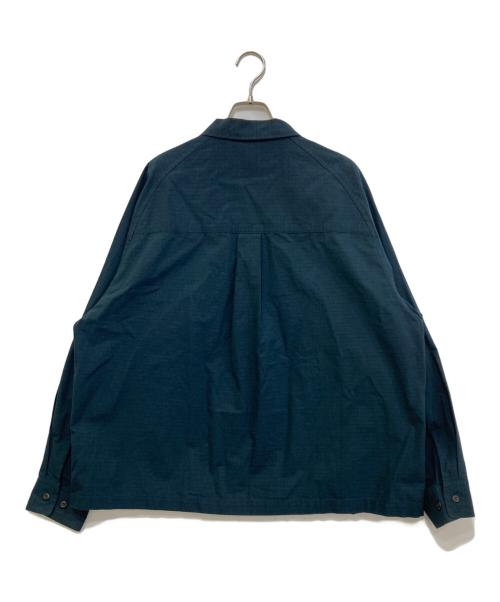 PWA（プア）PWA (プア) DRY ZIP-UP SWING SHIRT ネイビー サイズ:Lの古着・服飾アイテム