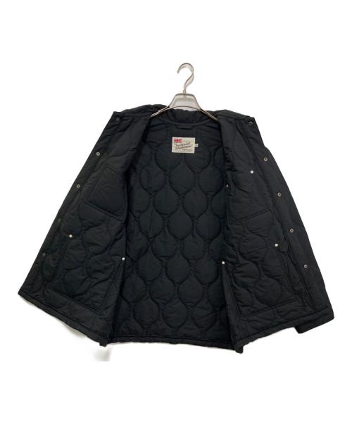 Traditional Weatherwear（トラディショナルウェザーウェア）Traditional Weatherwear (トラディショナルウェザーウェア) キルティング ワークジャケット　G232APQBL0373EG ブラック サイズ:36の古着・服飾アイテム