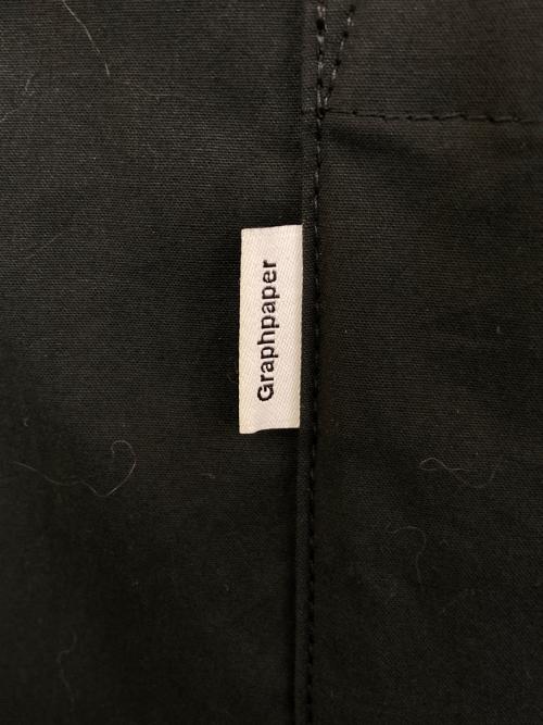 Graphpaper（グラフペーパー）Graphpaper (グラフペーパー) Stretch Typewriter L/S Oversized Box Shirt ブラック サイズ:FREEの古着・服飾アイテム