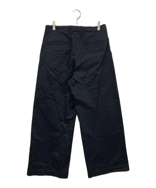 UNIVERSAL PRODUCTS.（ユニバーサルプロダクツ）UNIVERSAL PRODUCTS. (ユニバーサルプロダクツ) 2Tuck Wide Chino Trousers　253-60502 ネイビー サイズ:3の古着・服飾アイテム