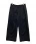 UNIVERSAL PRODUCTS.（ユニバーサルプロダクツ）の古着「2Tuck Wide Chino Trousers　253-60502」｜ネイビー
