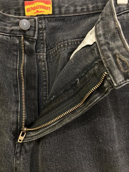 SUNDAYS BEST（サンデイズベスト）SUNDAYS BEST (サンデイズベスト) ブラックデニム ブラック サイズ:34の古着・服飾アイテム