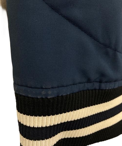 COACH（コーチ）COACH (コーチ) 袖レザー切替スタジャン　F56276 ネイビー サイズ:XSの古着・服飾アイテム