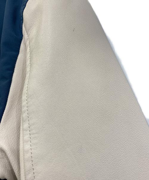 COACH（コーチ）COACH (コーチ) 袖レザー切替スタジャン　F56276 ネイビー サイズ:XSの古着・服飾アイテム
