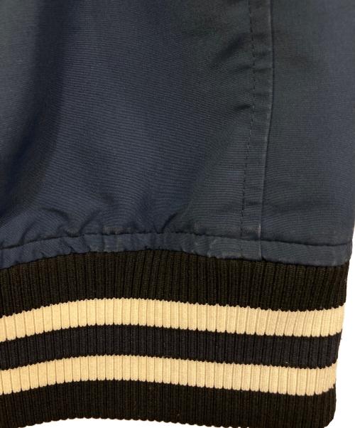 COACH（コーチ）COACH (コーチ) 袖レザー切替スタジャン　F56276 ネイビー サイズ:XSの古着・服飾アイテム