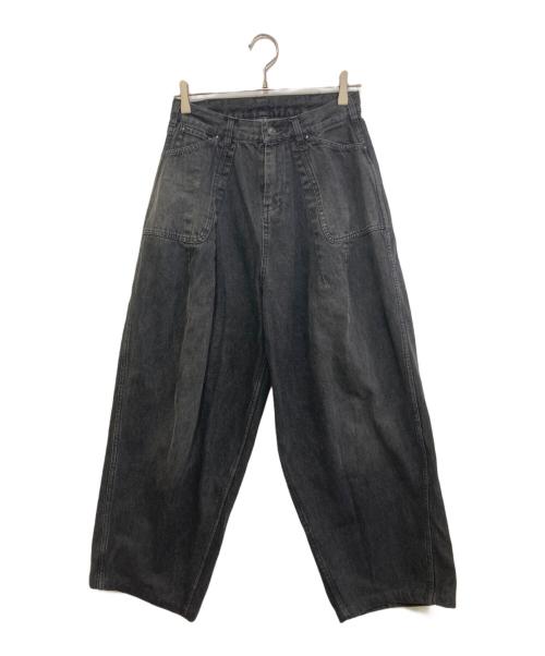 ARGUE（アーギュ）ARGUE (アーギュ) vintage black denim backer pants インディゴ サイズ:1の古着・服飾アイテム