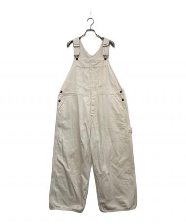 中古・古着通販】ARGUE (アーギュ) OVERSIZED LADY OVERALL ホワイト